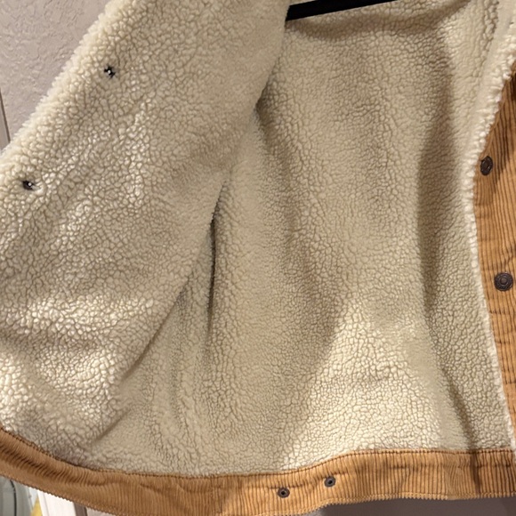 Levi's Camel Corduroy Jacket with Sherpa Collar - Picture 3 of 5